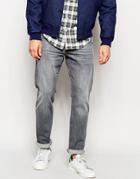Esprit Washed Gray Jeans In Slim Fit - Washed Gray