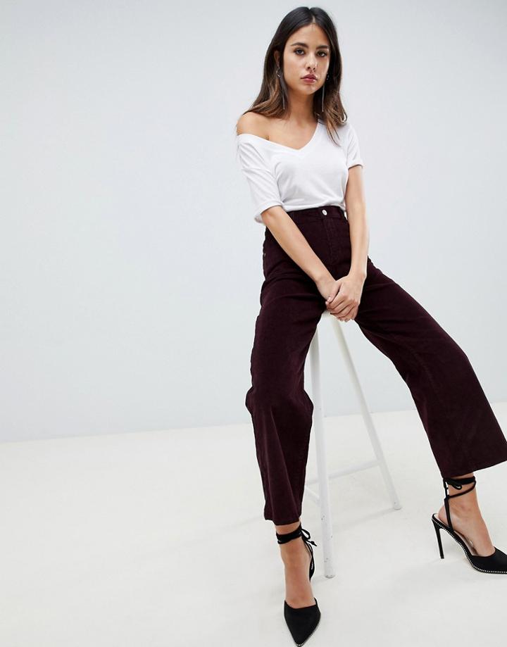 Dl1961 Hepburn High Rise Wide Leg - Red