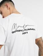 Mennace Essential Regular T-shirt In White