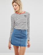 Sonia By Sonia Rykiel 'je Suis Parisienne' Stripe Tee - Multi