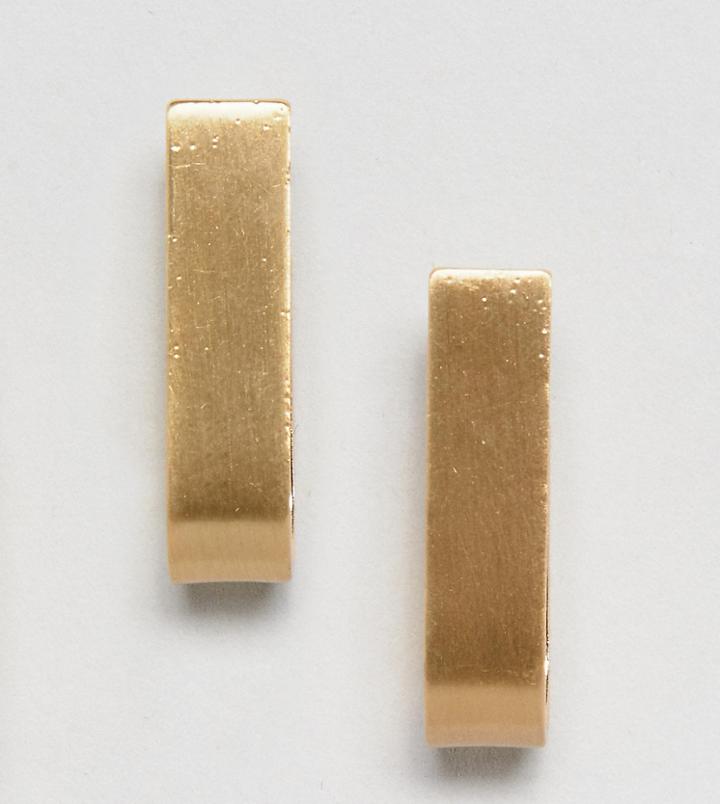 Pilgrim Gold Plated Huggie Earrings - Gold
