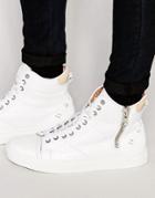 Kurt Geiger Procell Hi-top Sneakers - White