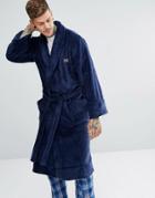 Ben Sherman Fleece Robe - Navy