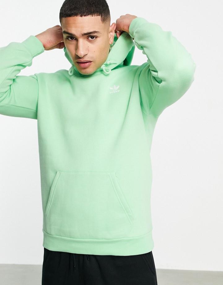 Adidas Originals Essentials Hoodie In Glory Mint Green