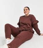 Influence Plus Sweatpants In Chocolate Brown - Part Of A Set