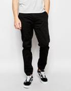 Minimum Chino With Cuff Bottom In Black - 999 Black