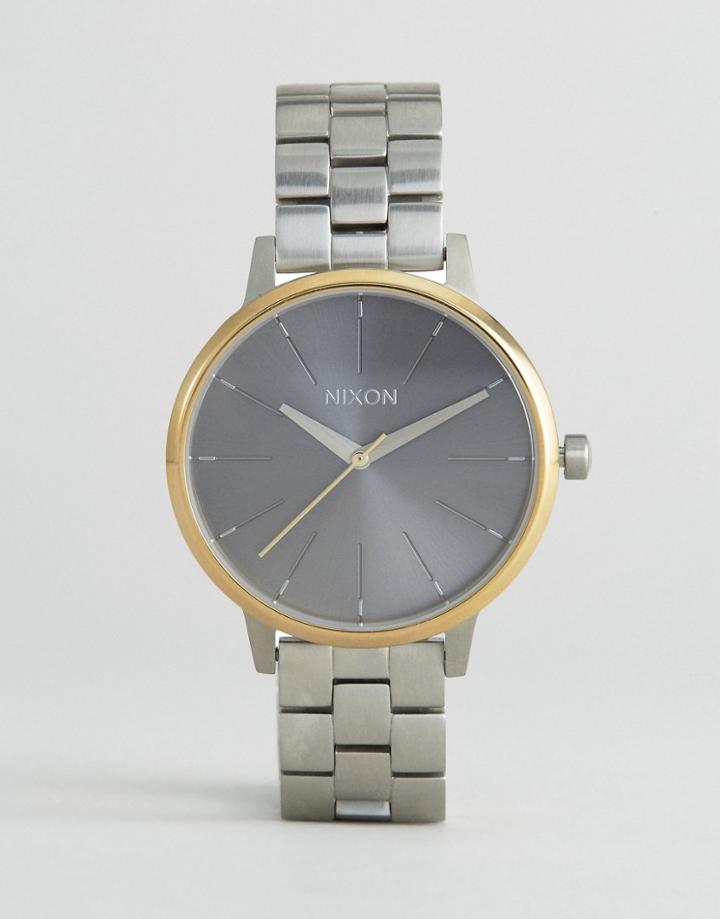 Nixon Mixed Metal Kensington Watch A099-2477 - Silver