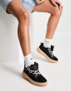 Asos Design Duty Skater Sneakers In Black