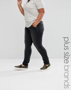 Junarose Slim Leg Jeans With Stud Details - Gray