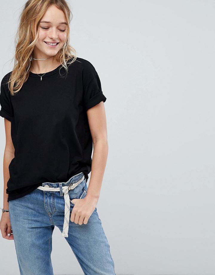 Hollister Boyfriend T-shirt - Black