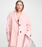 Extro & Vert Plus Super Slouchy Blazer In Bubblegum Pink