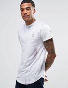 Religion Shador Curved Hem T-shirt - Gray