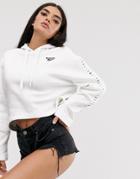 Missguided Petite Faux Leather Belted Wrap Front Skirt In Black