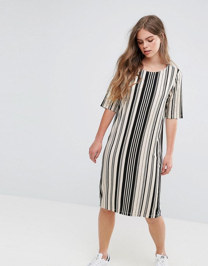 Pieces Damara Print Jersey Dress - Multi