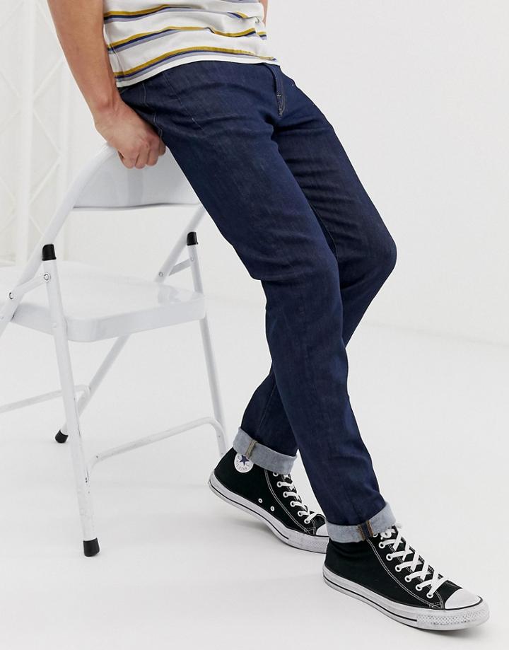 Ps Paul Smith Super Stretch Slim Jeans In Dark Blue