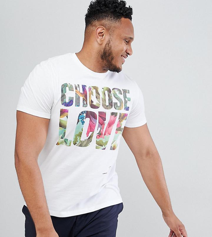 Help Refugees Choose Love Plus X Wilderness Festival Organic Cotton T-shirt - White