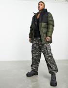 Helly Hansen Active Puffer Coat In Khaki-green