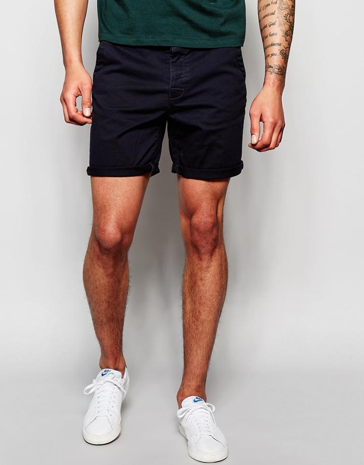 Only & Sons Chino Shorts - Navy