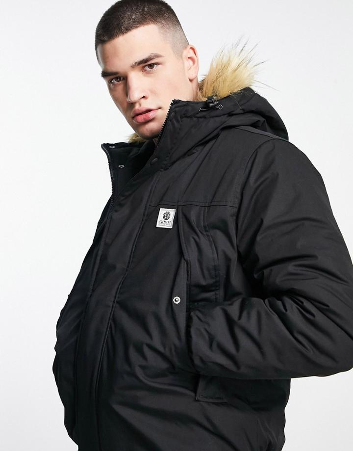 Element Explorer Jacket In Black