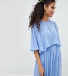 Tfnc Chiffon Cape Cover Up - Blue