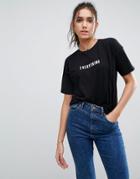 Asos T-shirt With Everything Print - Black