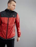 The North Face Cyclone 2 Tone Hooded Jacket In Red - Red