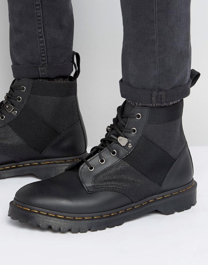 Dr Marten Beam Boots In Black - Black
