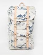 Herschel Supply Co Little America Sun Up Backpack - White