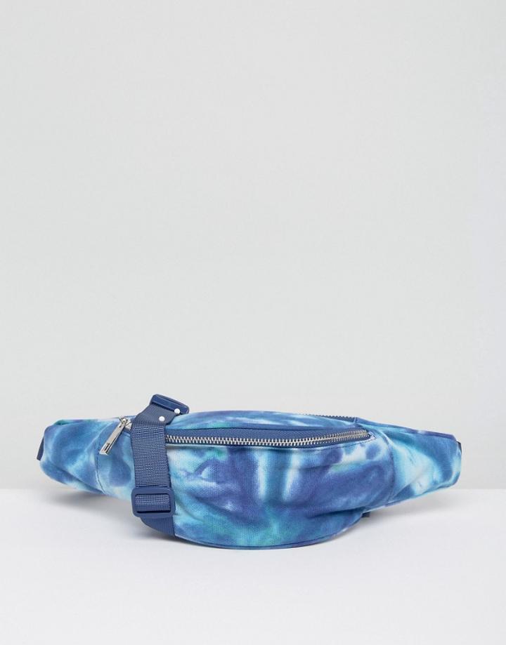Asos Beach Tie Dye Fanny Pack - Blue