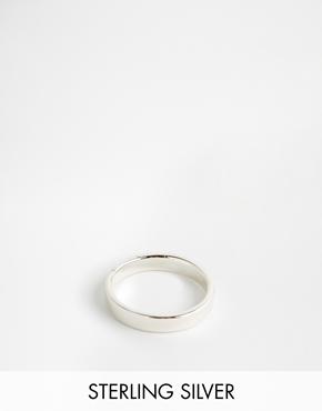 Asos Sterling Silver Ring - Silver