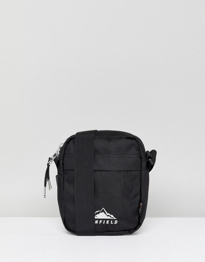 Penfield Downy Pouch Flight Bag Cordura In Black - Black