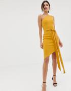 Bec & Bridge Exclusive Tie Asymmetric Dress - Yellow
