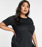 Simply Be Active T-shirt In Black