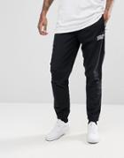 Carhartt Wip Division Script Joggers In Slim Fit - Black