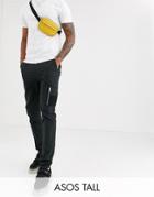 Asos Design Tall Skinny Pants With Ma1 Pocket In Black
