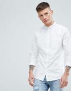 New Look Regular Fit Oxford Shirt In White - White