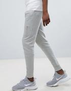 Asos Design Skinny Joggers With Ma1 Pocket In Light Gray - Beige