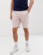 Hollister Chino Shorts In Pink - Pink