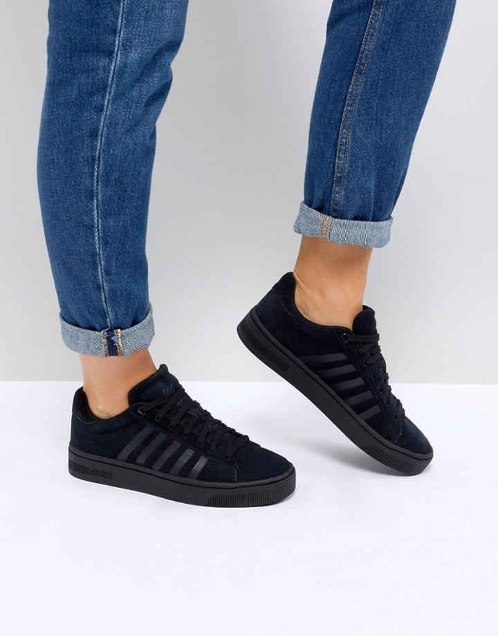 K-swiss Court Frasco Sneakers In Black - Black