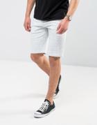 Esprit Jersey Short With Navy Fleck Detail - Navy