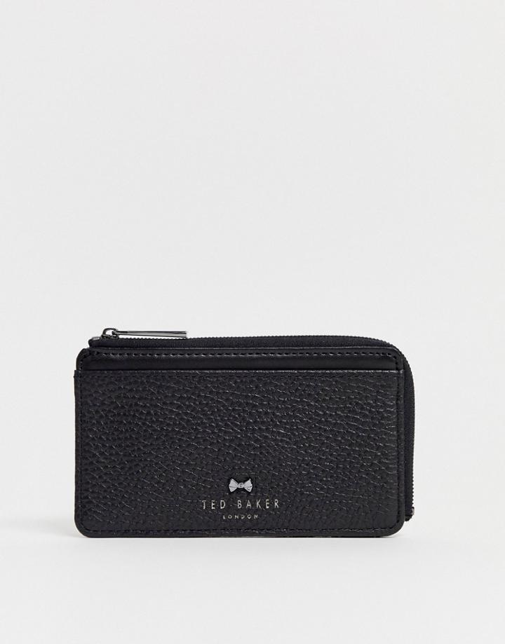 Ted Baker Lotta Bow Detail Card Holder-black