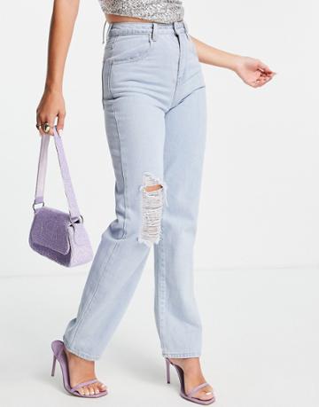 In The Style Dad Jean In Light Blue-blues