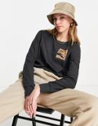 Billabong Bliss Stars Long Sleeve T Shirt In Black