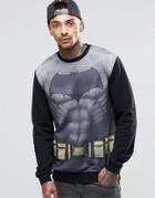 Asos Sweatshirt With Batman Print - Black