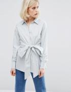 Lost Ink Soft Laundered Shirt In Stripe - Multi