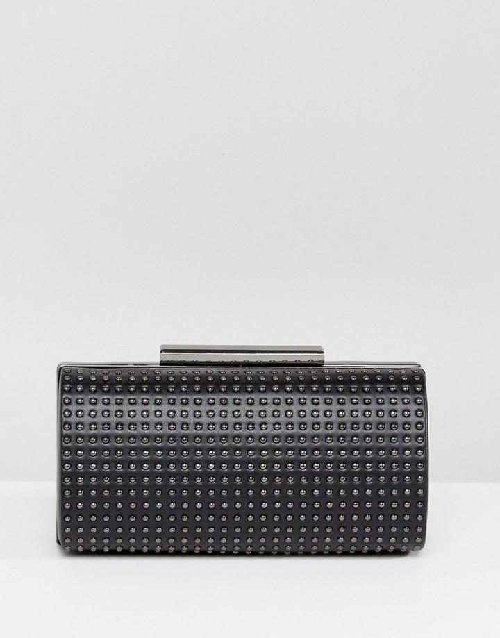 Nali Studded Clutch Bag - Black