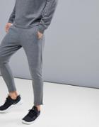 Asos 4505 Super Skinny Training Sweatpants With Zip Cuff - Gray