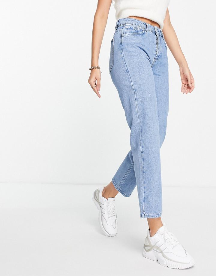 Bolongaro Trevor Montana High Rise Straight Leg Jeans In Mid Blue