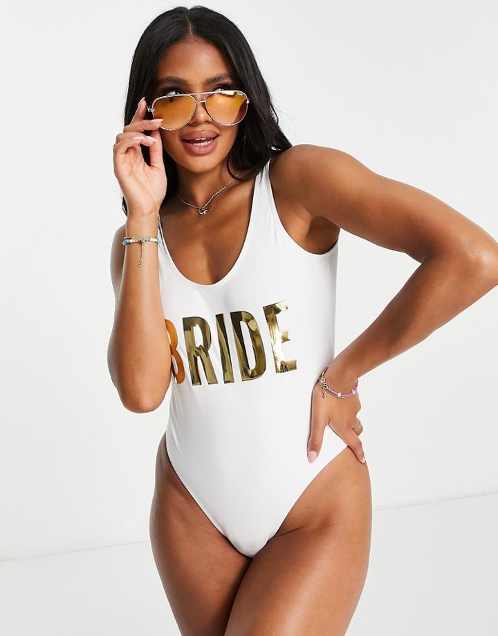 Unique 21 Bride Swimsuit In White
