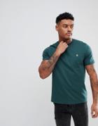 Original Penguin Pinpoint T-shirt Small Logo In Green - Green